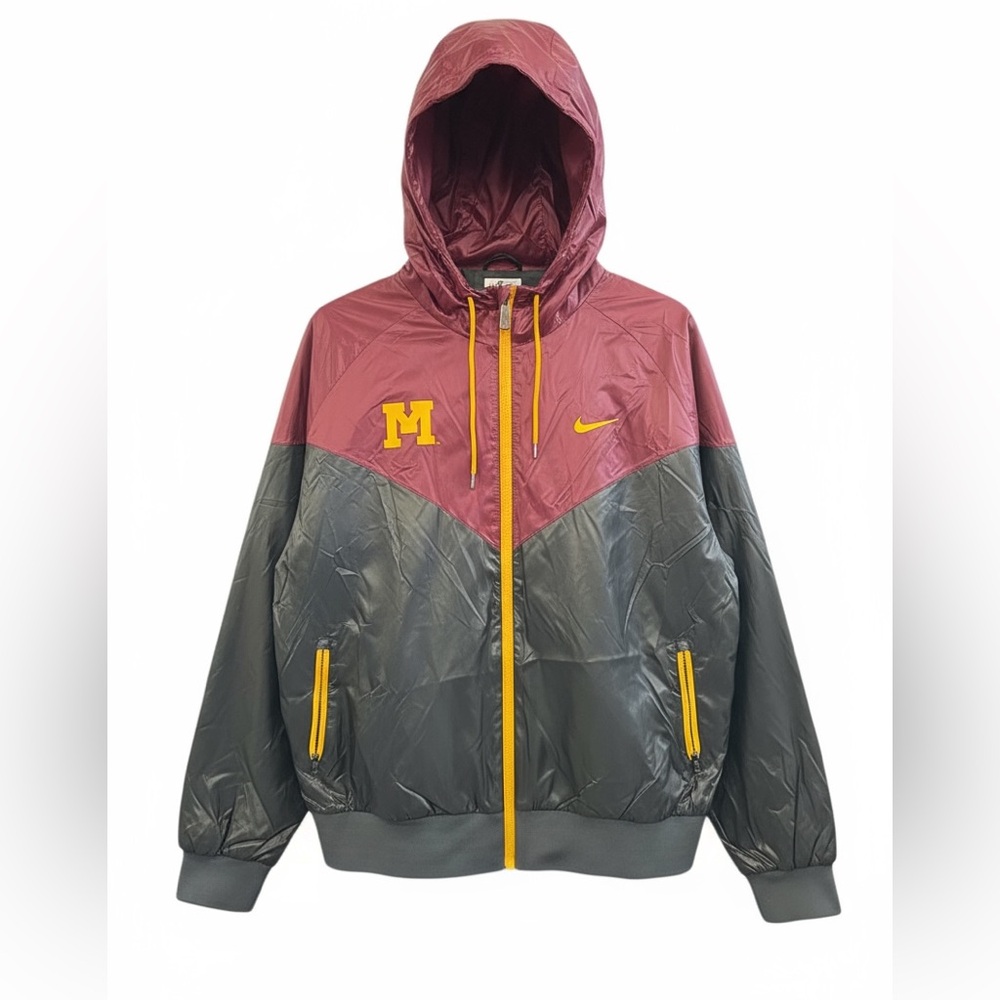 NWT Nike Minnesota Golden Gophers Windbreaker Jacket 2XL NCAA Team Summer